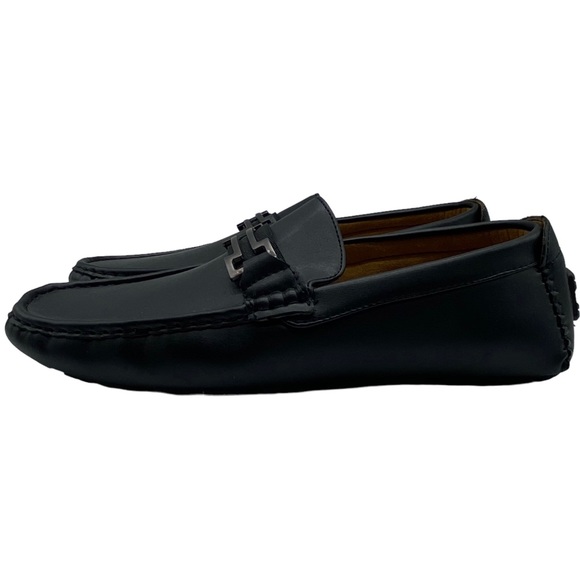 Bruno Marc Penny Loafers Men's Black Vegan Leather Slip On Size 10.5 - Picture 10 of 10